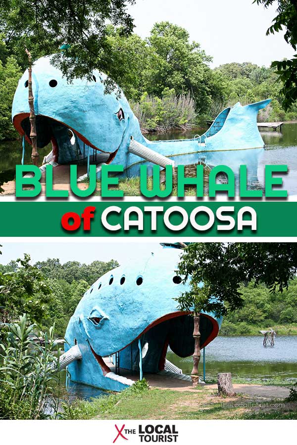 The Blue Whale of Catoosa is one of Route 66's most well-known attractions. #Oklahoma #Route66 #BlueWhaleofCatoosa