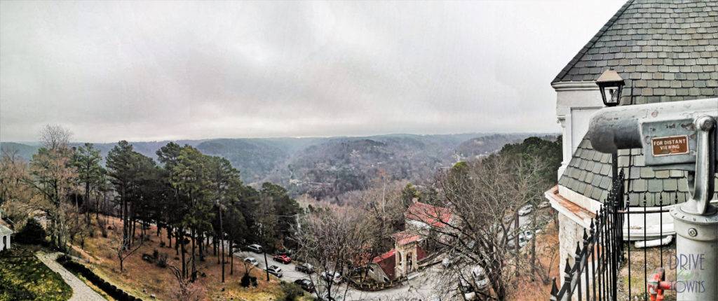 View of the Ozarks from 1886 Crescent Hotel & Spa