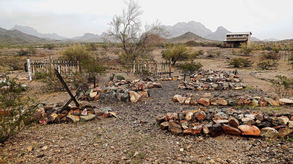 Graveyard at Castle Dome Mine Museum