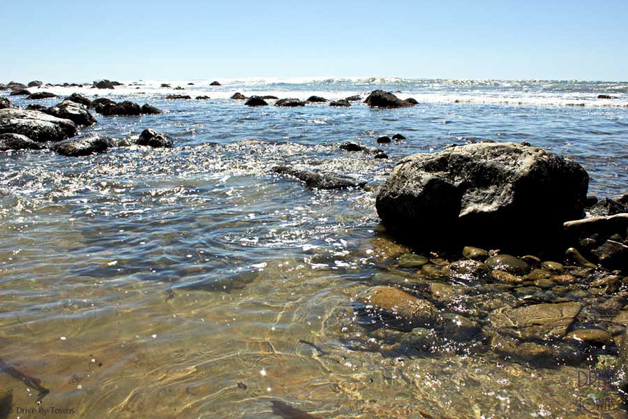 Pacific Ocean and tidal pools at Point Loma, San Diego, California