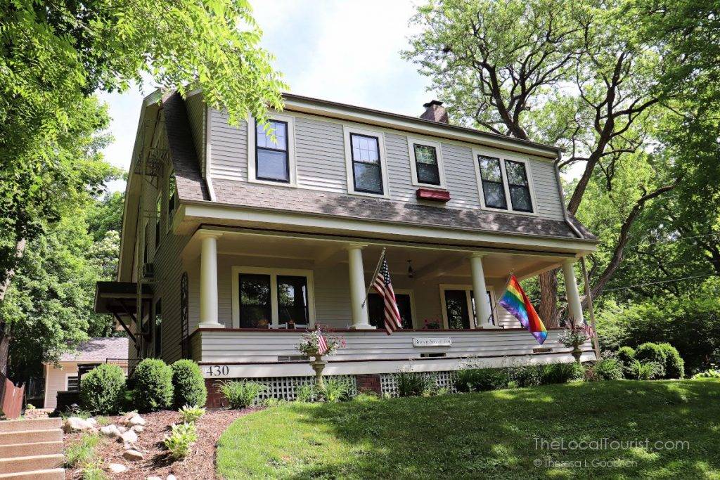 The Brown Street Inn, a 1913 Gambrel Cottage-Style Mansion in Iowa City, Iowa