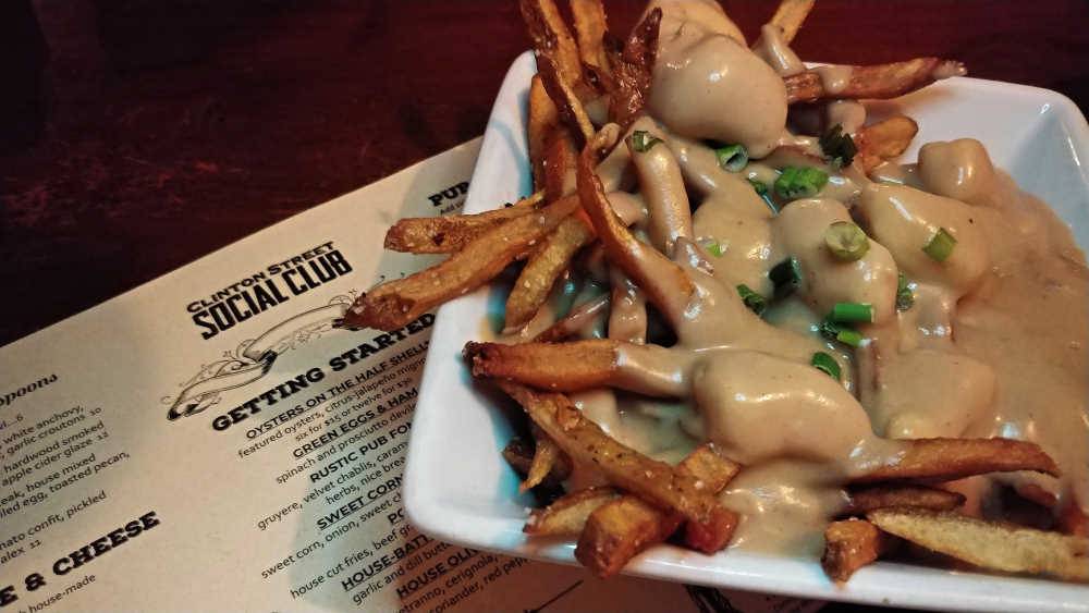 Poutine at Clinton Street Social Club in Iowa City, Iowa