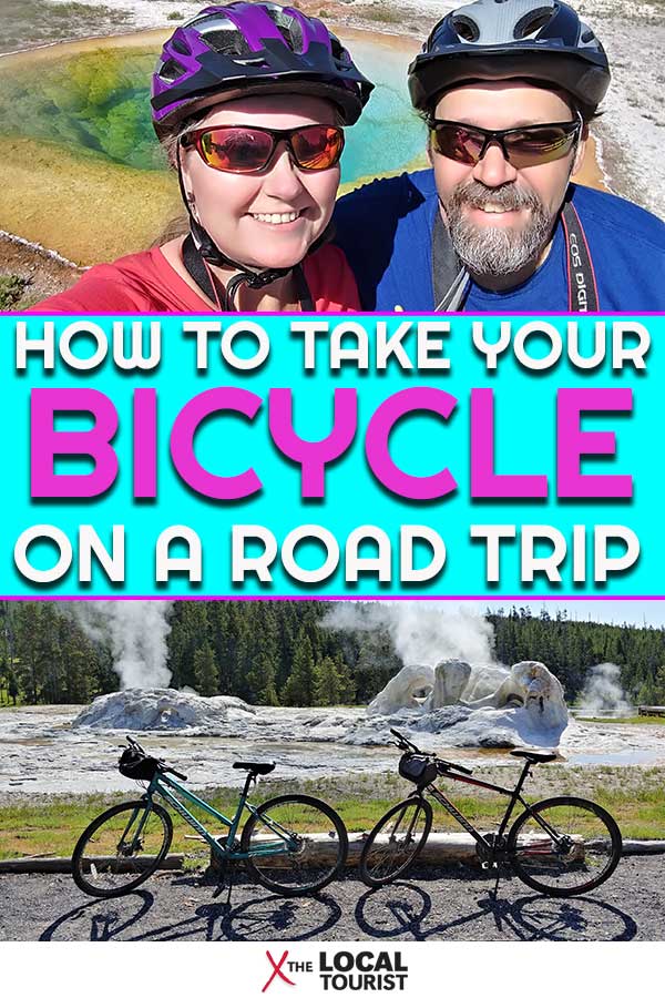 Thinking about taking your bicycle on a road trip? Check out these tips before you go and you'll have fun and keep your bike, and yourself, safe. #roadtrip #traveltips