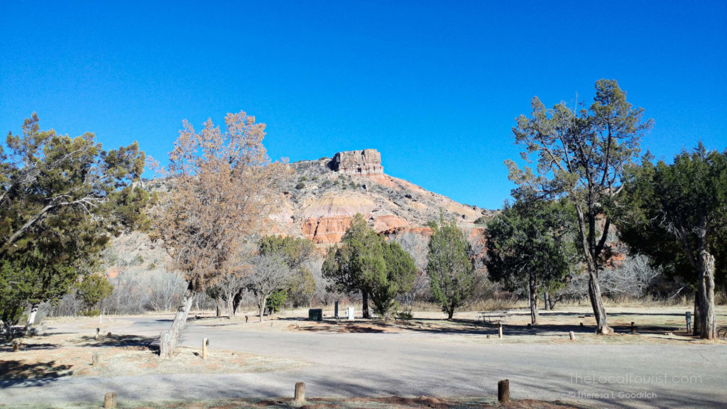 Empty Campground at Palo Duro Canyon