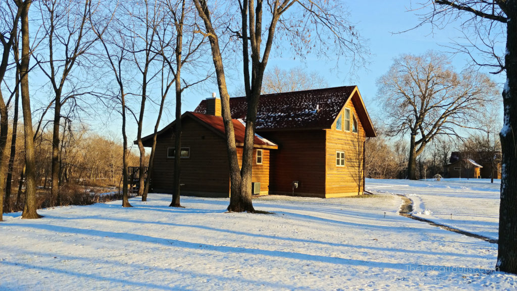 Red Cedar Lodge in winter