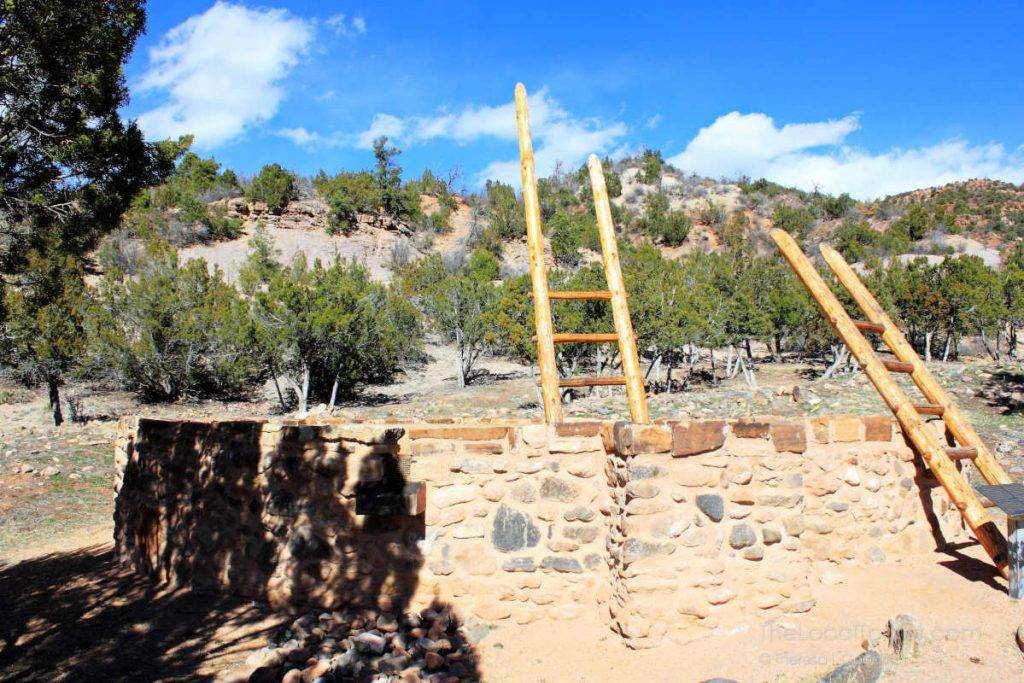 Kiva at Jemez Historic Site in New Mexico