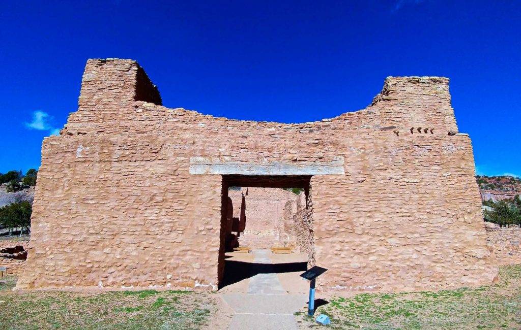 Missionary ruins at Jemez Historic Site