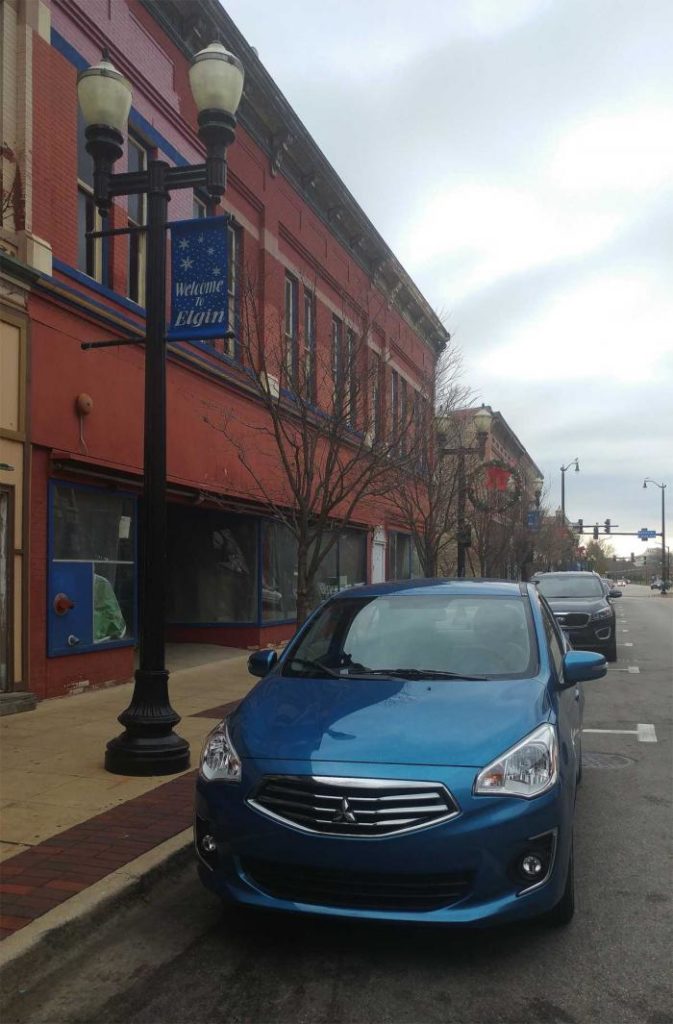 Barry the Mitsubishi Mirage in Elgin