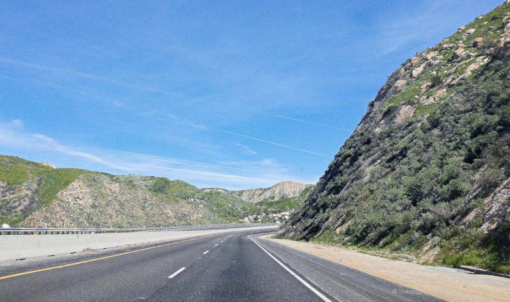 The drive to Joshua Tree National Park