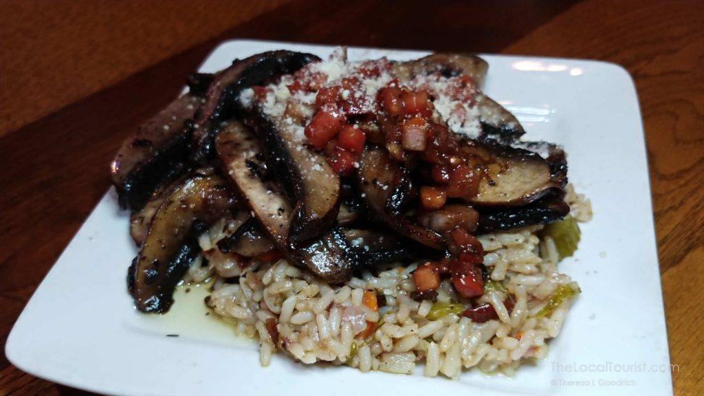 Portobello Mushroom appetizer at The Quarry Restaurant