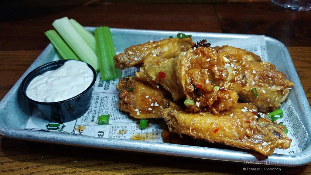 Sweet chili wings at The Quarry Restaurant and Tapas Bar