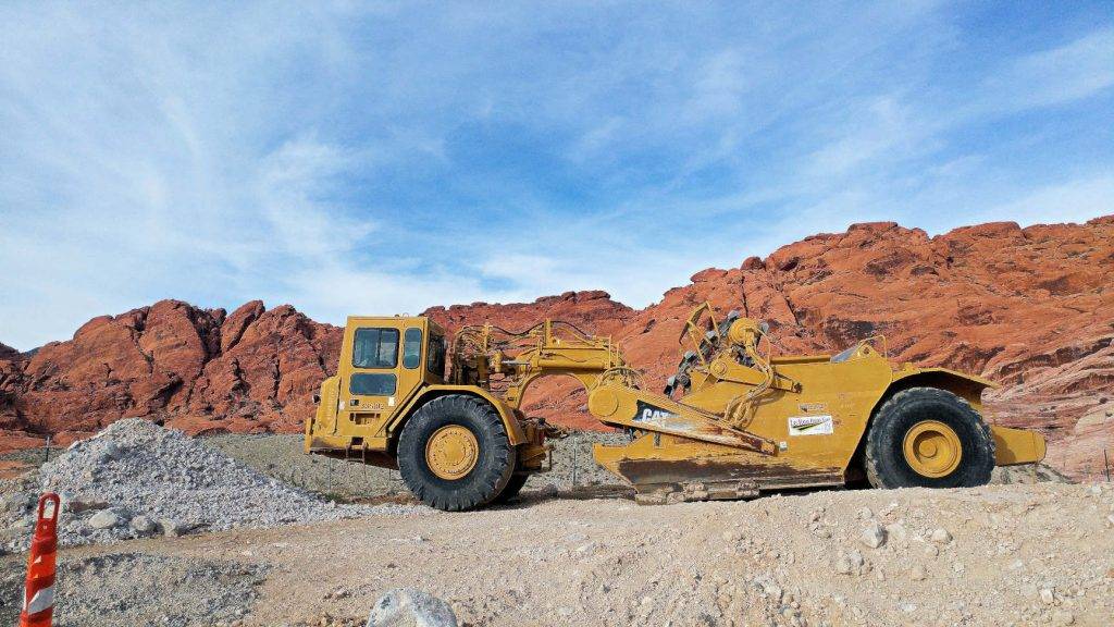 Red Rock Canyon Construction Vehicle