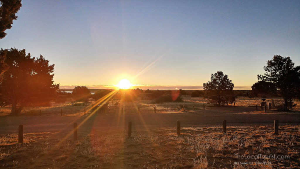 Sunrise at Santa Rosa Lake State Park