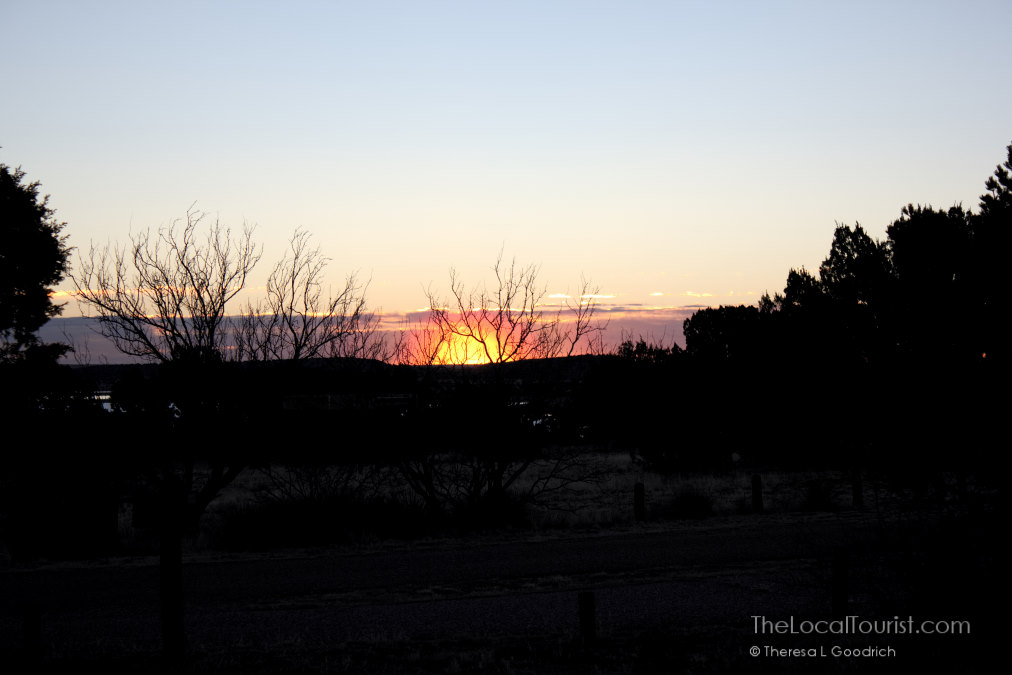 Sunrise at Santa Rosa Lake State Park