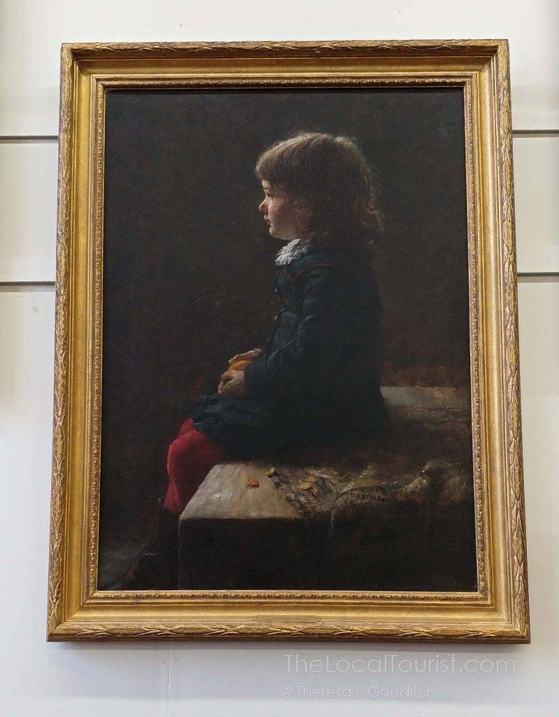 Portrait of Shirley, T.C. Steele's third child