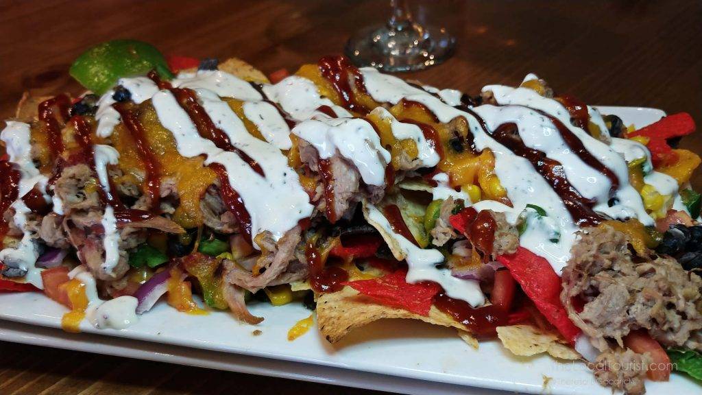 Pulled Pork Nachos at Hard Truth Hills