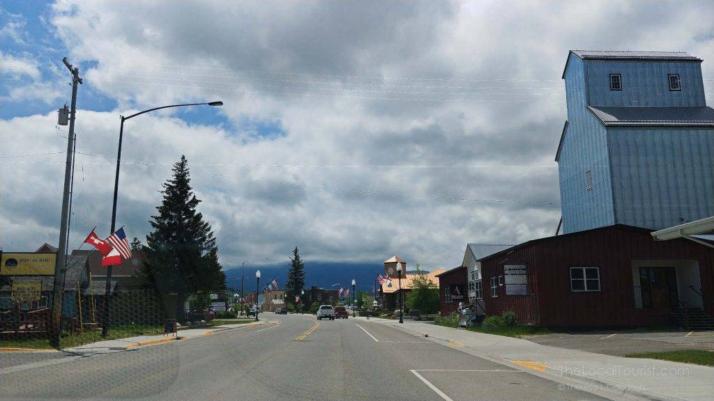 Driving into Red Lodge, Montana