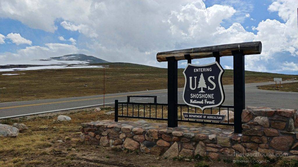 Entering Shoshone National Forest on the Beartooth Highway