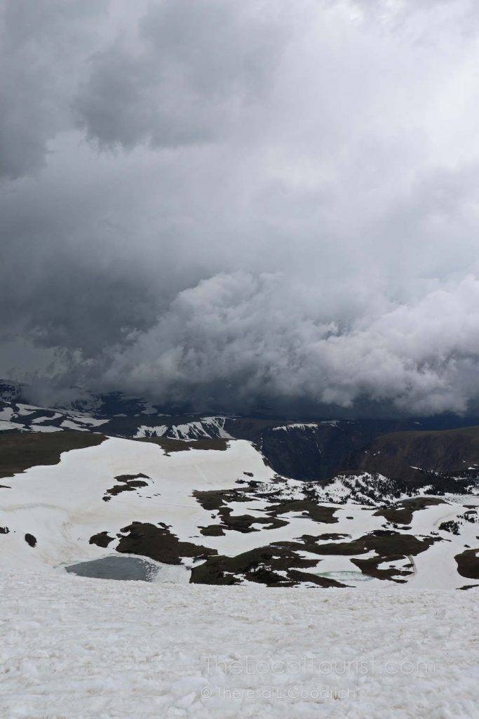 Ominous clouds from Beartooth Highway