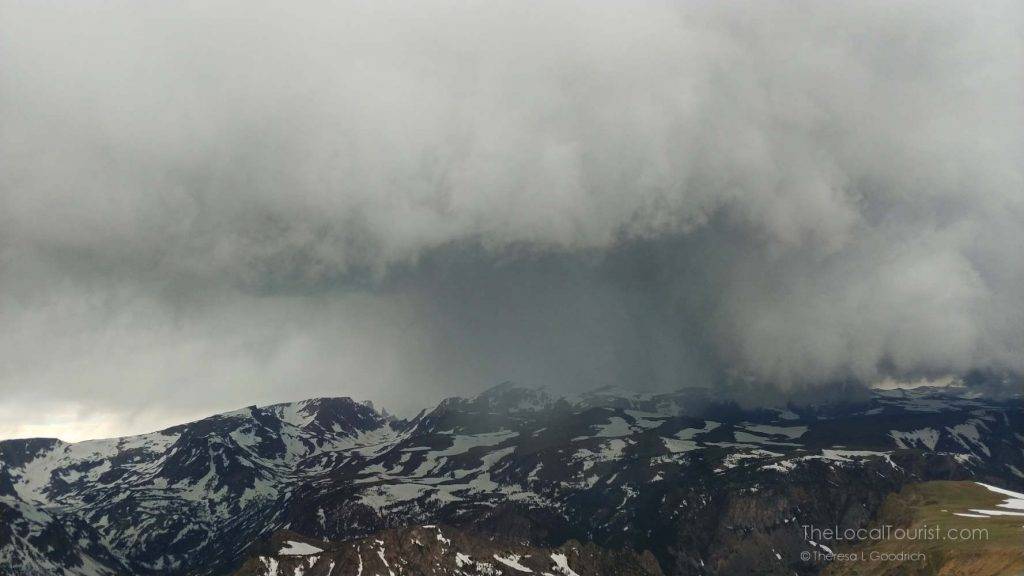 Squall in the distance from Beartooth Highway