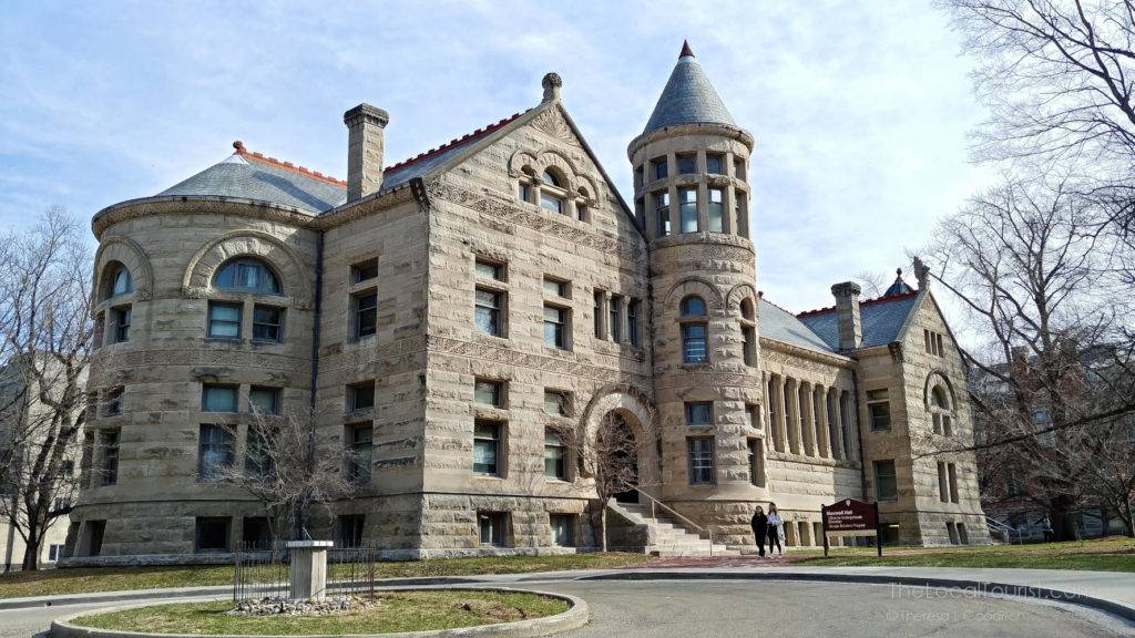 Beautiful limestone building at Indiana University