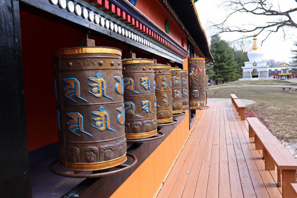 Mani Korlo at Tibetan Mongolian Buddhist Cultural Center in Bloomington Indiana