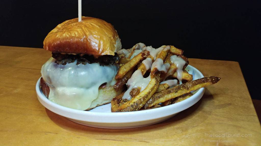 Veggie Burger at Cardinal Spirits
