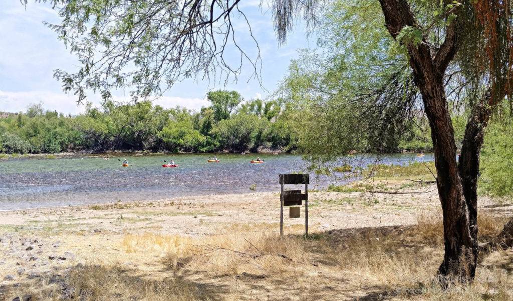 Kayakers on the Lower Salt River