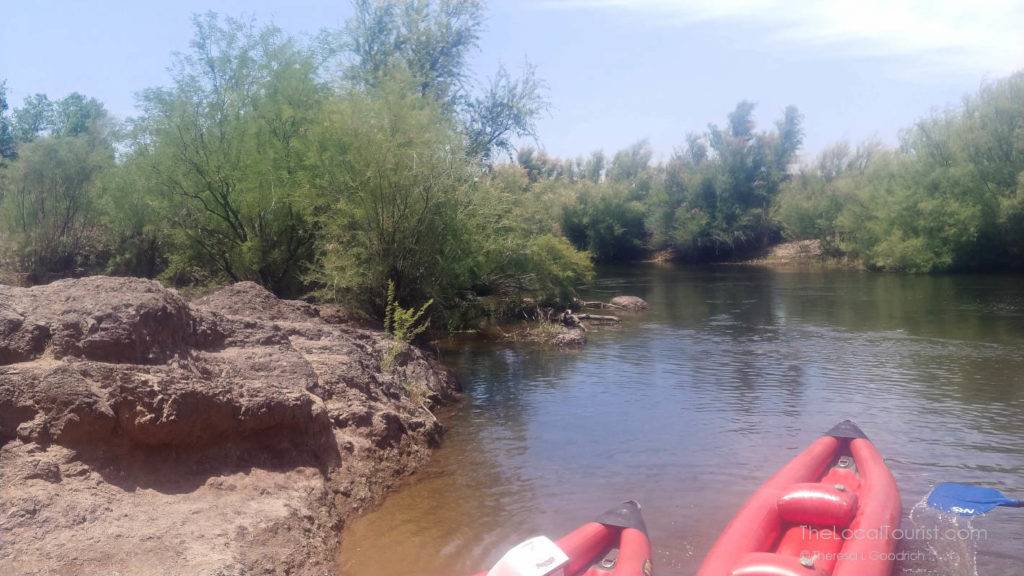 The kayaking adventure ended