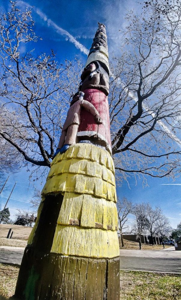 Totem Pole at Mid-America All-Indian Center