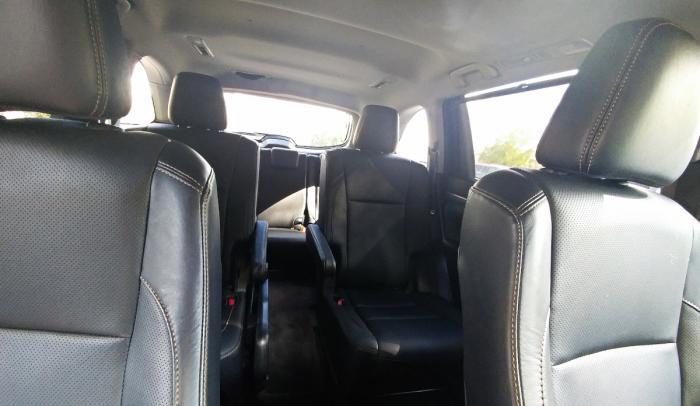 Interior of the 2017 Toyota Highlander