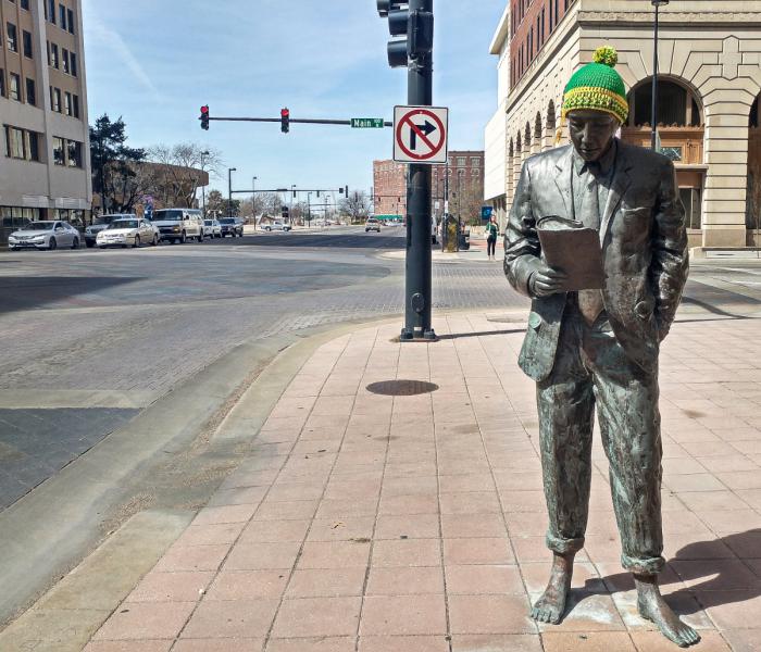 Public art in downtown Wichita