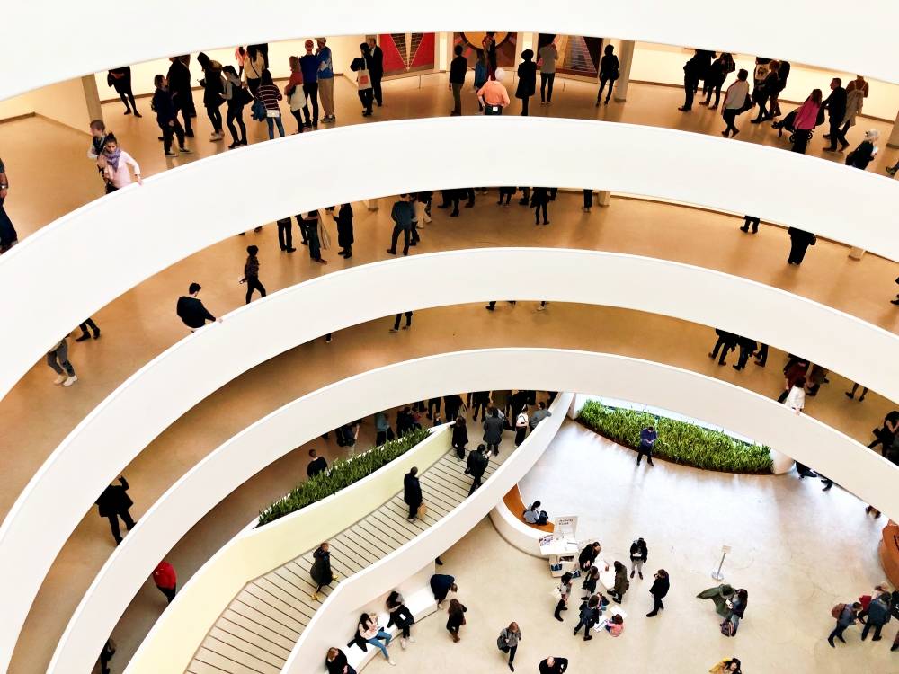 Solomon R. Guggenheim Museum interior, photo by James Ian of Travel Collecting