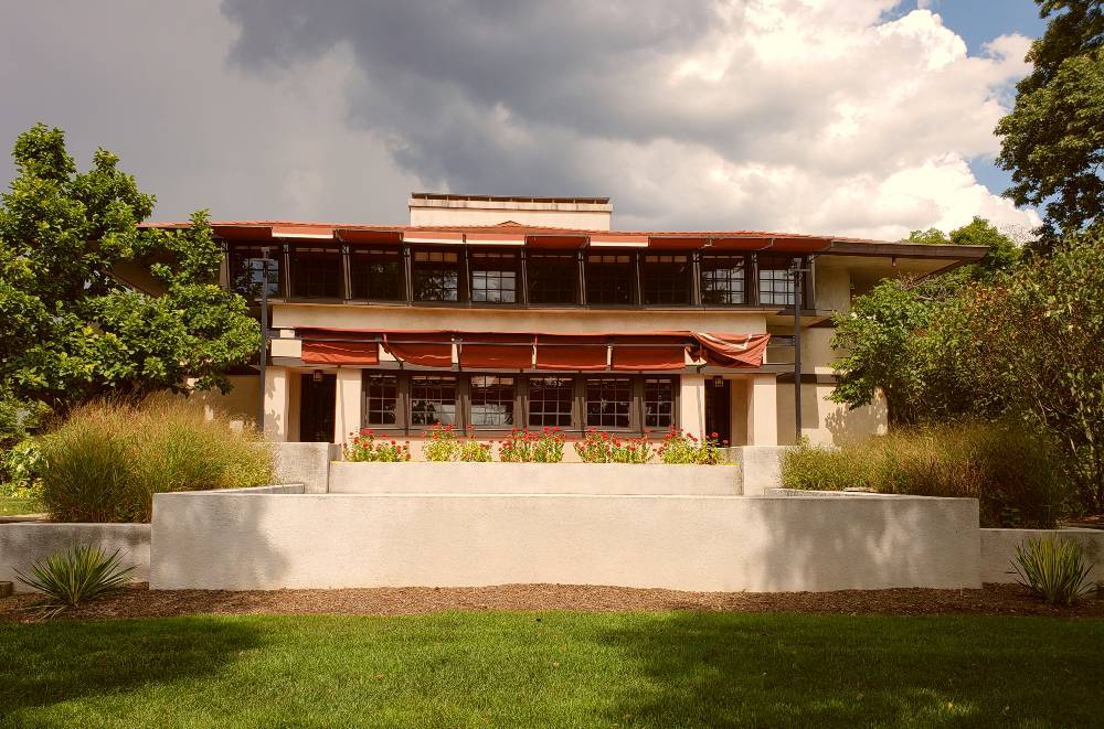 Westcott House, a Frank Lloyd Wright-designed home in Springfield, Ohio; photo by Tonya Prater, Travel Inspired Living