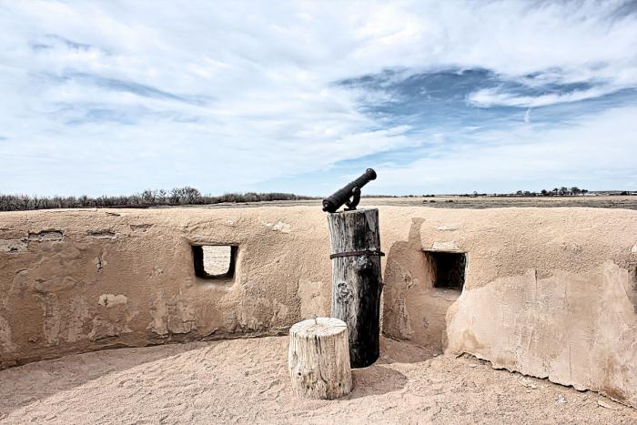 Corner bastion at Bent's Old Fort National Historic Site