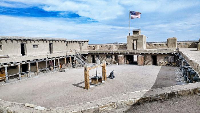 Interior of Bent's Old Fort