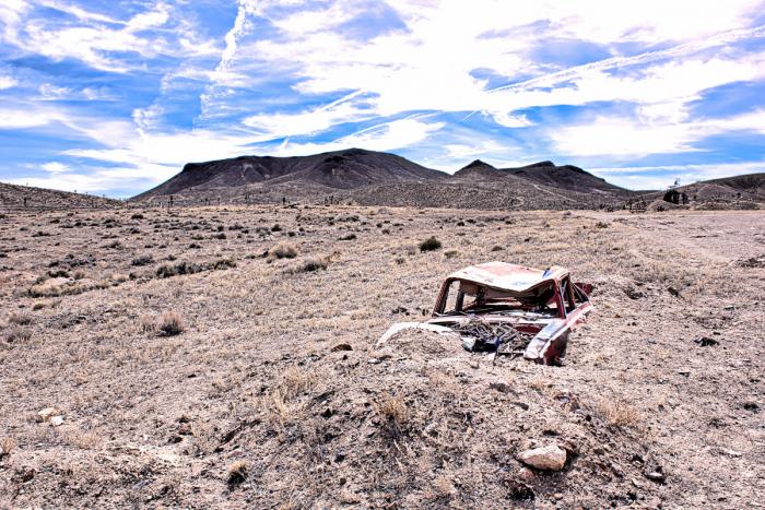 buried car