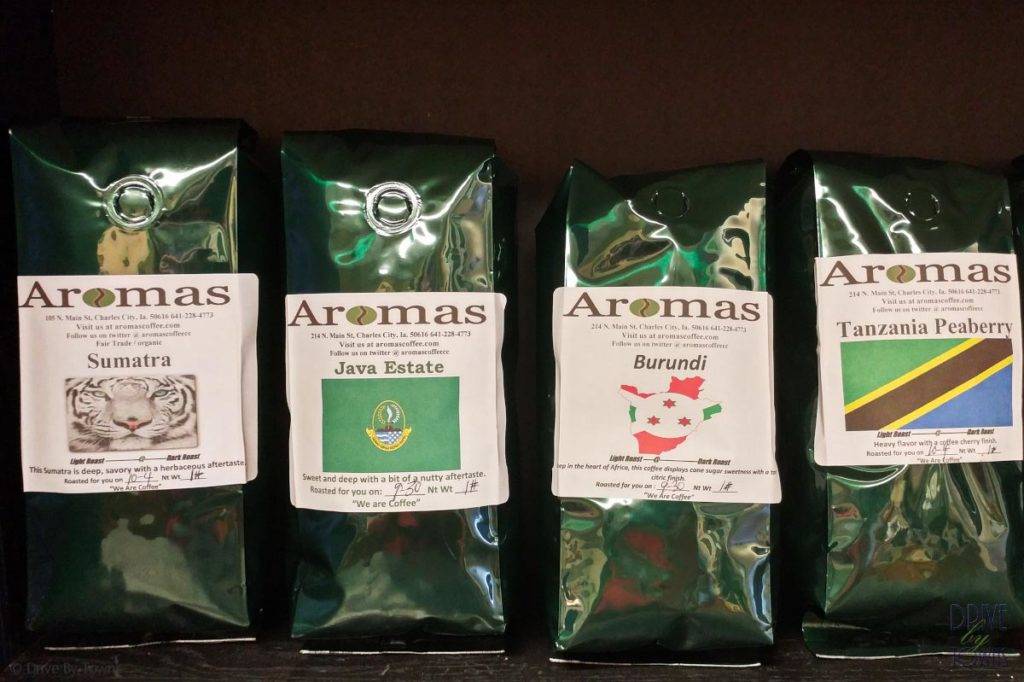 Aromas Coffee in Charles City, Iowa