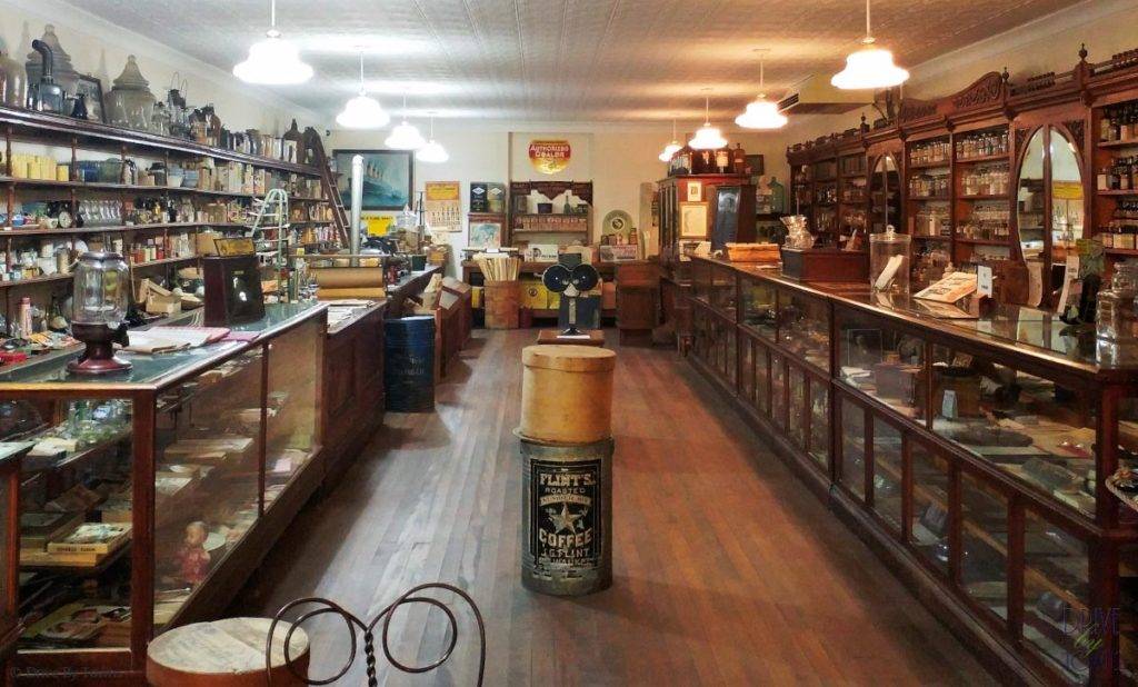 Legel Drug Store at Floyd County Historical Museum