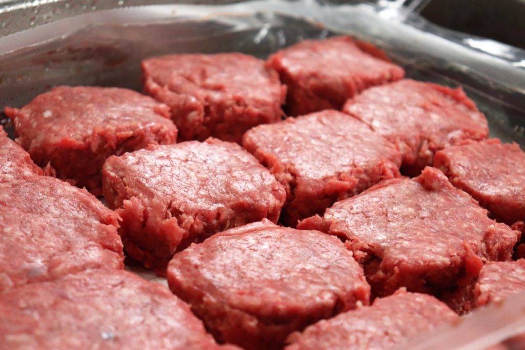 Fresh, never frozen beef at Culver's