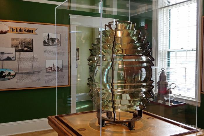 Fresnel lens similar to one used in the Kenosha Southport Lighthouse