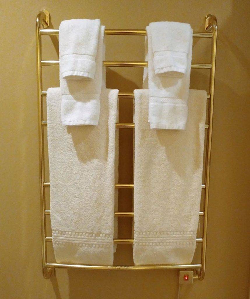 Towel Warmer at Goldmoor Inn