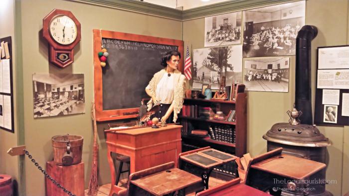 Display inside the Kenosha History Center