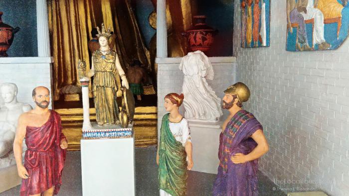 Diorama by Lorado Taft at the Kenosha Public Museum