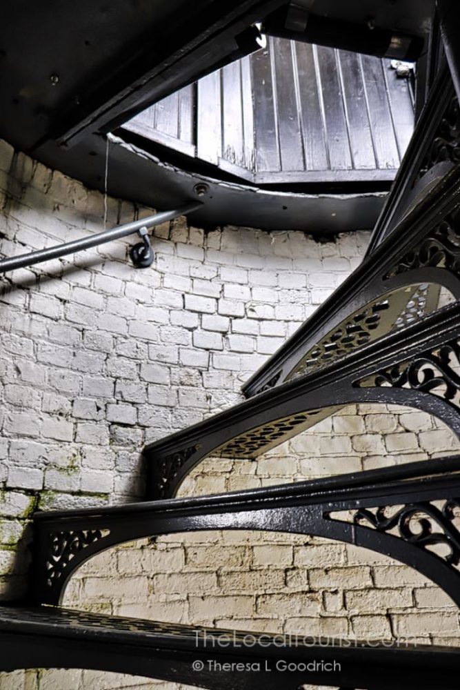 Stairs inside the Kenosha Southport Lighthouse