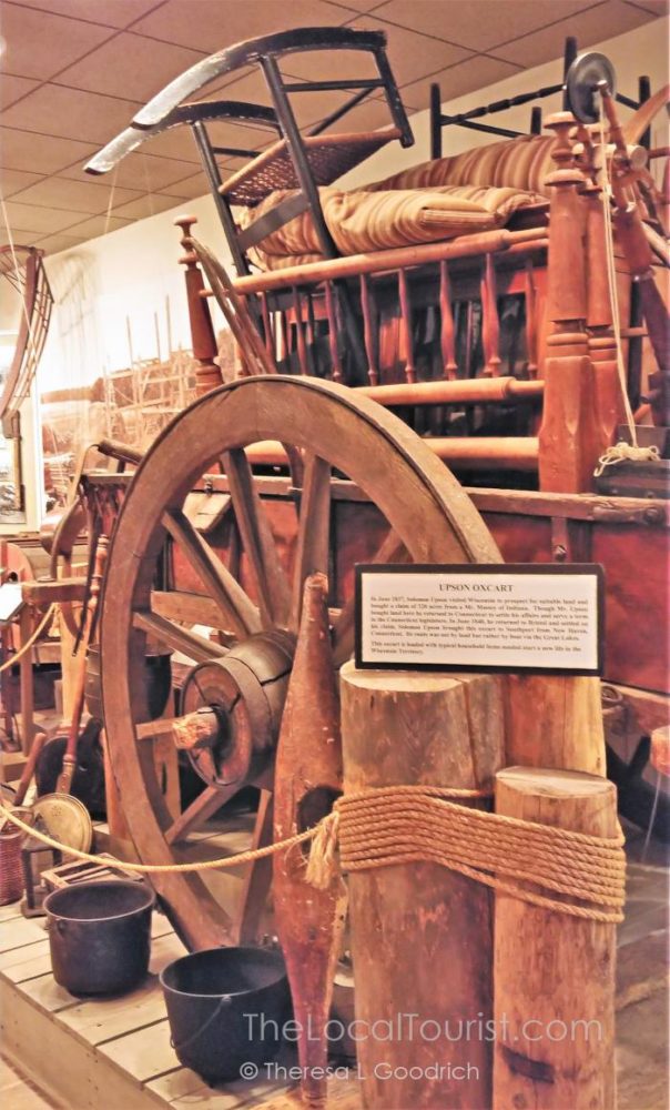 Upson Family Oxcart at the Kenosha Public Museum
