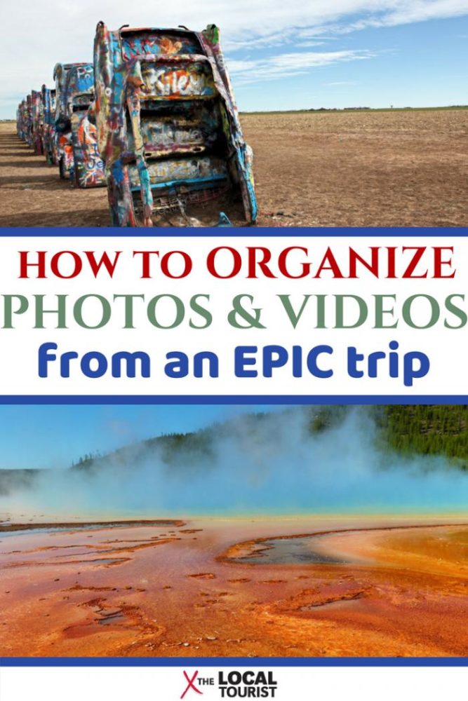 You took an amazing trip and took THOUSANDS of photos to capture it all. Now what? Check out this system to organize your travel photos and videos. #typea #organized #travelphotos