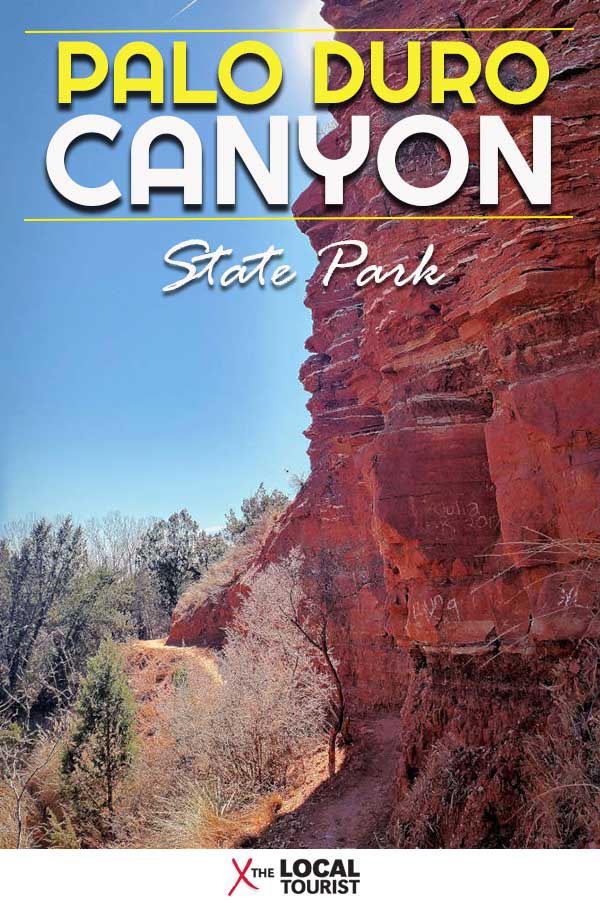 Visit Palo Duro Canyon State Park near Amarillo, Texas, to see the second largest canyon in the United States. | Things to do in Texas | Camping in Texas | Hiking in Texas