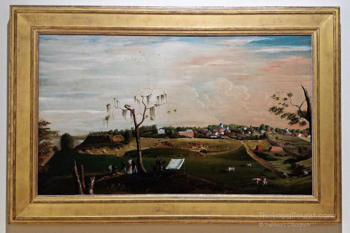 John James Audubon painting of Natchez, on display at Mississippi Museum of Art