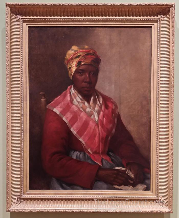 Painting of slave woman at Mississippi Museum of Art